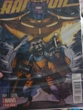Marvel Now! Rocket Raccoon #1 Loot Crate Exclusive Variant Edition comic book,